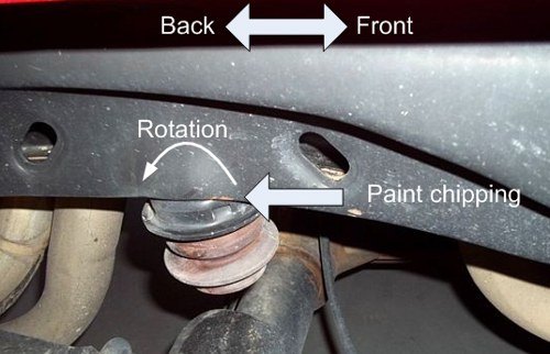F-150 Raptor with bent frame rail