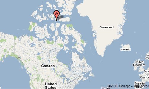 Resolute Canada map