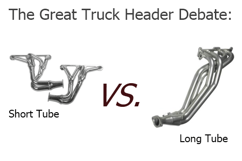 short-tube-vs-long-tube Short tube headers vs. long tube headers