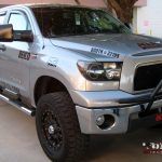 Double Cab Tundra Black Rims Lift Kit Light Bar
