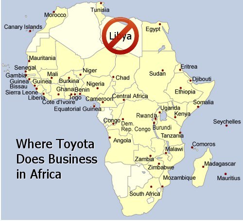Toyota Africa distribution