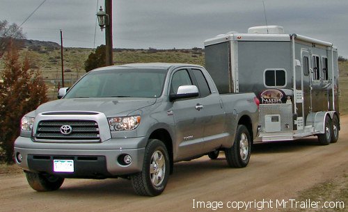 Toyota Tundra 2 Horse Trailer